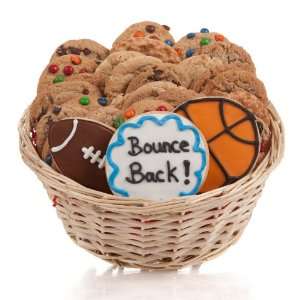 Bounce Back Soon! Cookie Gift Basket  24 Pc.:  Grocery 