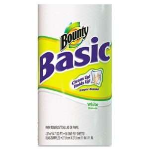Procter & Gamble Bounty Basic Paper Towels, 11 x 11, White, 52 Towels 
