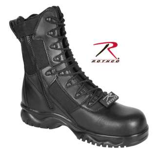 BLACK TACTICAL COMPOSITE SAFETY BOOTS SIZE 14.0  