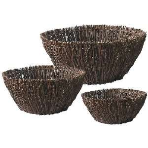  Arteflorum Twig Basket Set/3 ShortTbss3