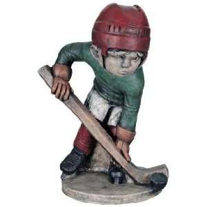  Little Boy Hockey Player Yard Decor Garden Sculpture 