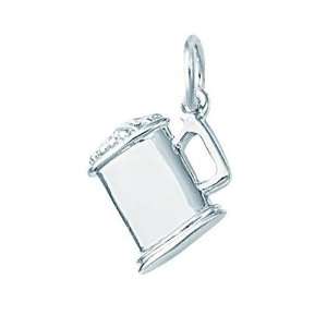  Sterling Silver Beer Stein Charm DivaDiamonds Jewelry
