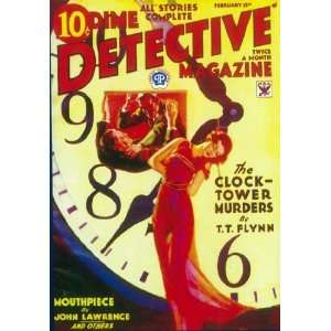  Dime Detective Magazine (Pulp) by Unknown 11x17