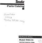 tanaka tob 175 parts manual aquabug 175