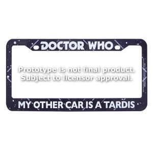   Who My Other Car is a TARDIS License Plate Frame Case: Automotive