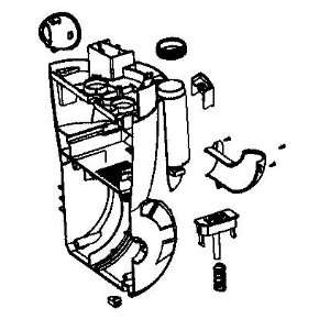 com Hoover Windtunnel Mach 5 & Mach 6 Rear Motor Housing, Hoover Part 