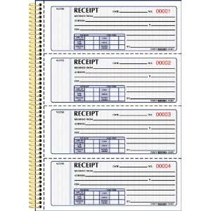   Carbonless 2 3/4 x 7 Inch Money Receipt Book (8L810)