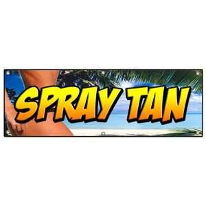  72 SPRAY TAN BANNER SIGN tanning salon spa lotion signs 