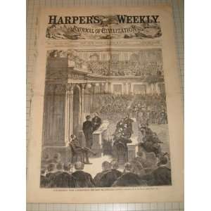 1869 Harpers Weeky   President Ulysses Grant Inauguration 