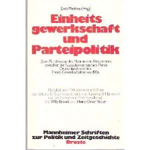   ZUM 75. JAHRESTAG DER MANNHEIMER  Erich (Hrsg.) Matthias: Books