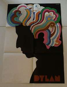 Bob Dylan Poster by Milton Glaser & Vinyl/sleeve  