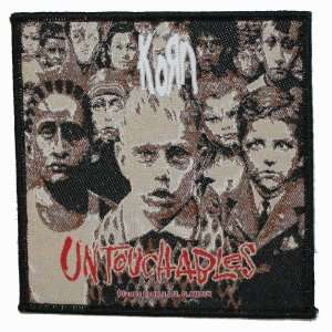 Korn Untouchables Metal Band Woven Patch 