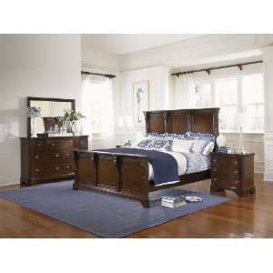   American Traditions King Panel Bed + Dresser + Mirror