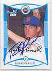 Bobby Parnell Autographed Signed 2008 Projections Card  