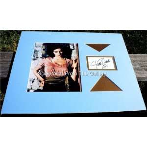 JANE RUSSELL HAND SIGNED MATTED DISPLAY 16X20 STUNNING AUTOGRAPHED