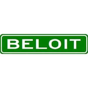  BELOIT City Limit Sign   High Quality Aluminum Sports 