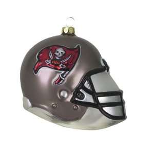 BSS   Tampa Bay Buccaneers NFL Glass Football Helmet Ornament (3 