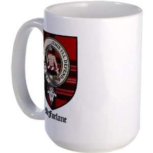  McFarlane Clan Crest Tartan Family Large Mug by  