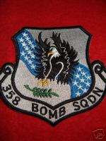 USAF 358th Bombardment Squadron Patch  