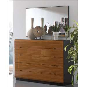  Two Tone Dresser and Mirror 33B194