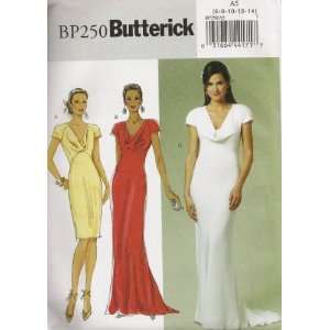 Butterick Pattern BP250 Misses Dress (Bridesmaids Gown) Size A5 (6 8 