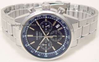 SEIKO CHRONO TACHY DATE STAINLESS STEEL BAND 100m SSB039 SSB039P1 