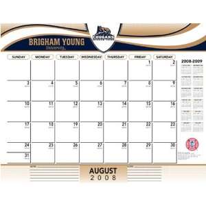  Brigham Young Cougars NCAA 22 x 17 Academic Desk Calendar 