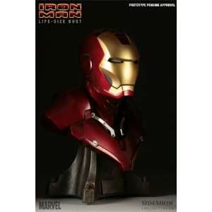  Iron Man Life Size Bust: Toys & Games