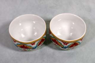 222 Fifth El Centro Colorful Dipping Dessert Bowls New  