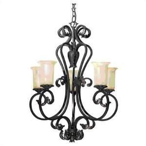  5 Light Chandelier in Brindisi Bronze: Home Improvement