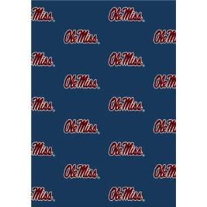   Team Repeat Rug   Mississippi (Ole Miss) Rebels: Sports & Outdoors