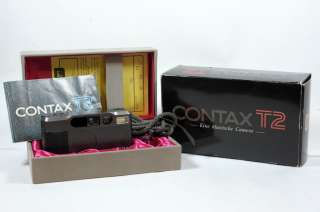 Contax T2 Black Compact Camera  