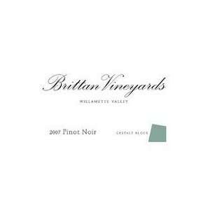  Brittan Vineyards Pinot Noir Gestalt Blk 2007 750ML 