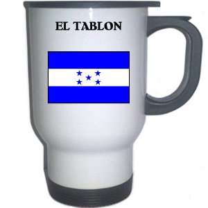  Honduras   EL TABLON White Stainless Steel Mug 