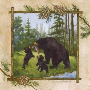  Anita Phillips   Black Bears III Canvas
