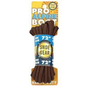   Pro Alpine Work Boot Laces 72 inch   Brown / Black: Sports & Outdoors
