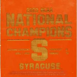  Steiner Sports NCAA Syracuse Orangemen Syracuse University 