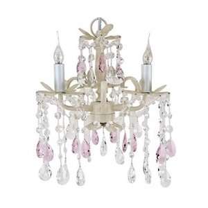  Empress Arts Spectacular Green and Clear Crystal Chandelier Baby