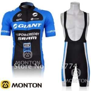  2011 giant short cycling jerseys and bib shorts set 