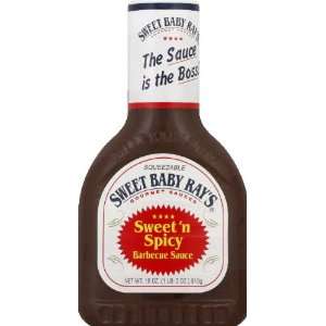 Sweet Baby Rays Sweet n Spicy Barbecue Sauce 18 oz   12 Pack