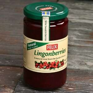 Swedish Lingonberry Preserves by Felix (14.5 ounce)  