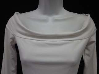SUSANA MONACO White Off Shoulder 3/4 Sleeves Top Sz S  