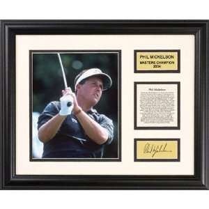  Phil Mickelson Signature Series Framed Collage with 