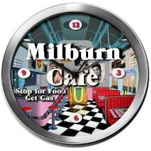  MILBURN 14 Inch Cafe Metal Clock Quartz Movement Kitchen 