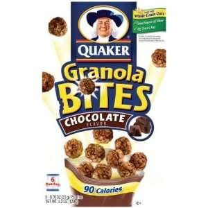 Quaker Granola Bites Chocolate, 6 Count (Pack of 6)  