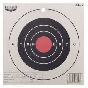  Paper Targets 8 Bullseye Target, 26 Pak Sports 