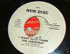WANT EDDIE FISHER FOR CHRISTMAS 45RPM Pop Record