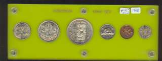1958 Canada Mint Set in Capital Plastics Holder CC46  