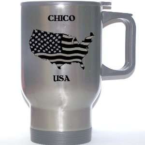  US Flag   Chico, California (CA) Stainless Steel Mug 