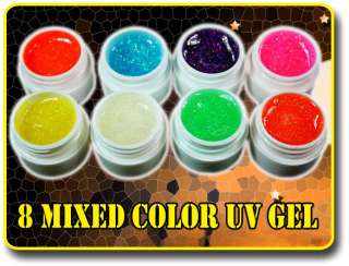 Color Bright Glitter UV Builder Gel Nail Art 8ML  